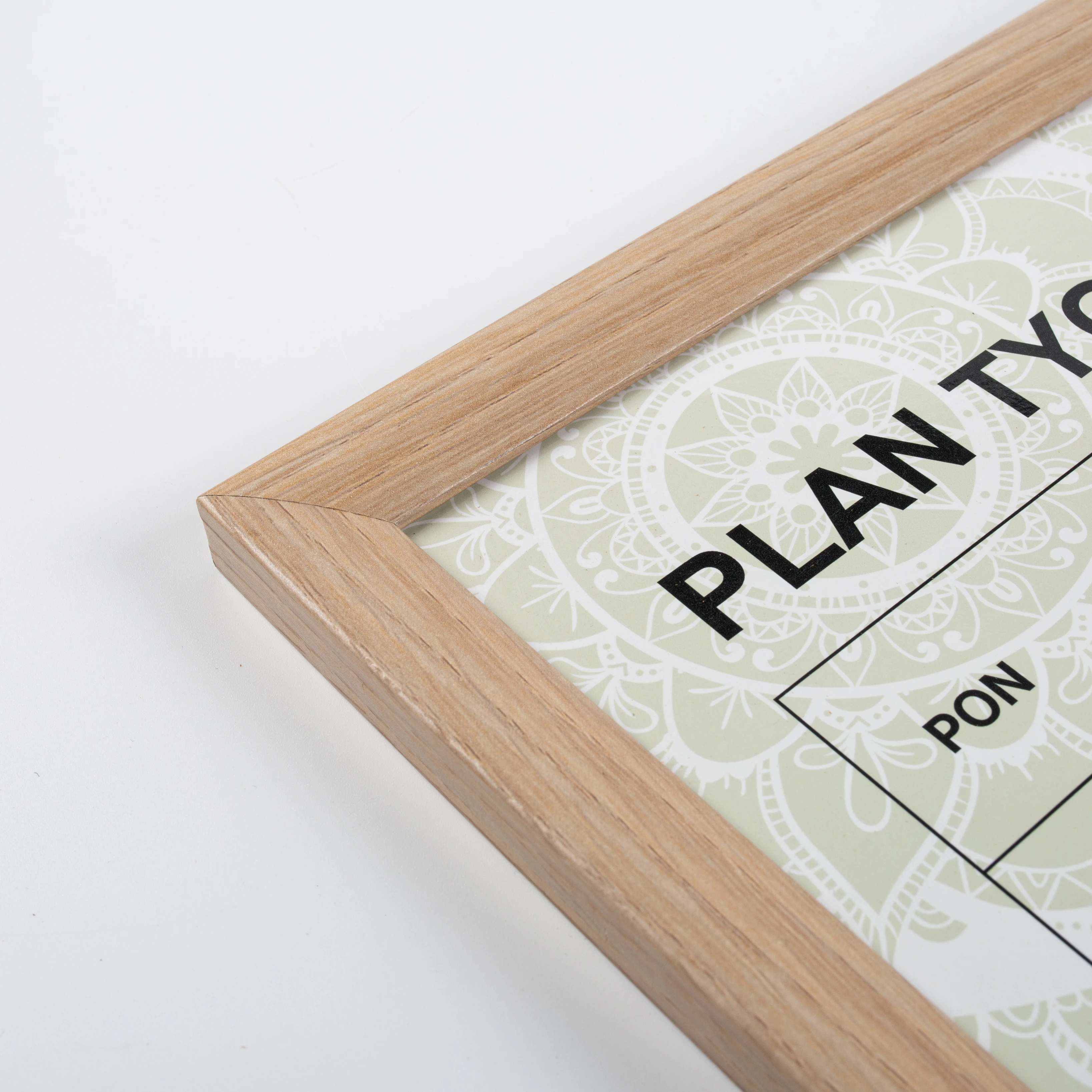 Wall Hanging Wood Frame Whiteboard Calendar Dry Erase Weekly Planner Chore Chart