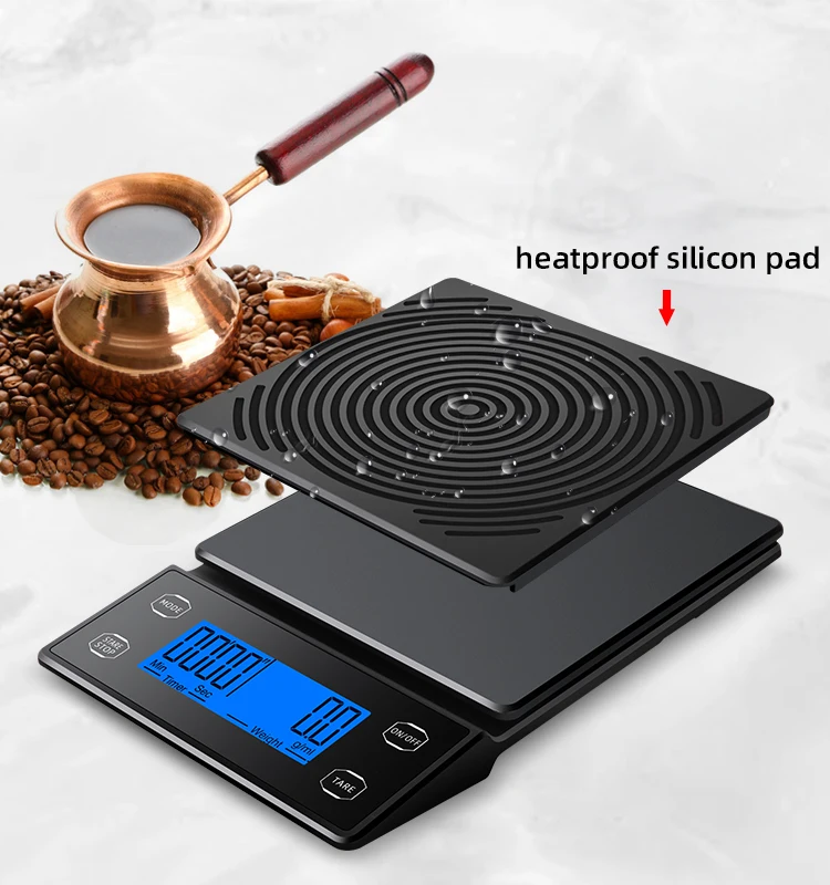 Эксклюзивный патент 3 кг/5 кг пластиковые весы эспрессо кофейные жемчужные