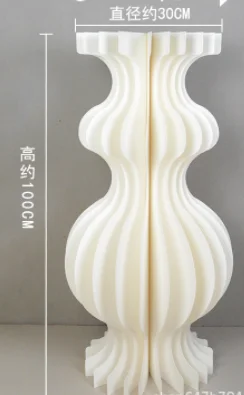 Foldable Cardboard Centerpiece Display Cylinder Flowers Stand Columns Display with Acrylic Lid Wedding Party