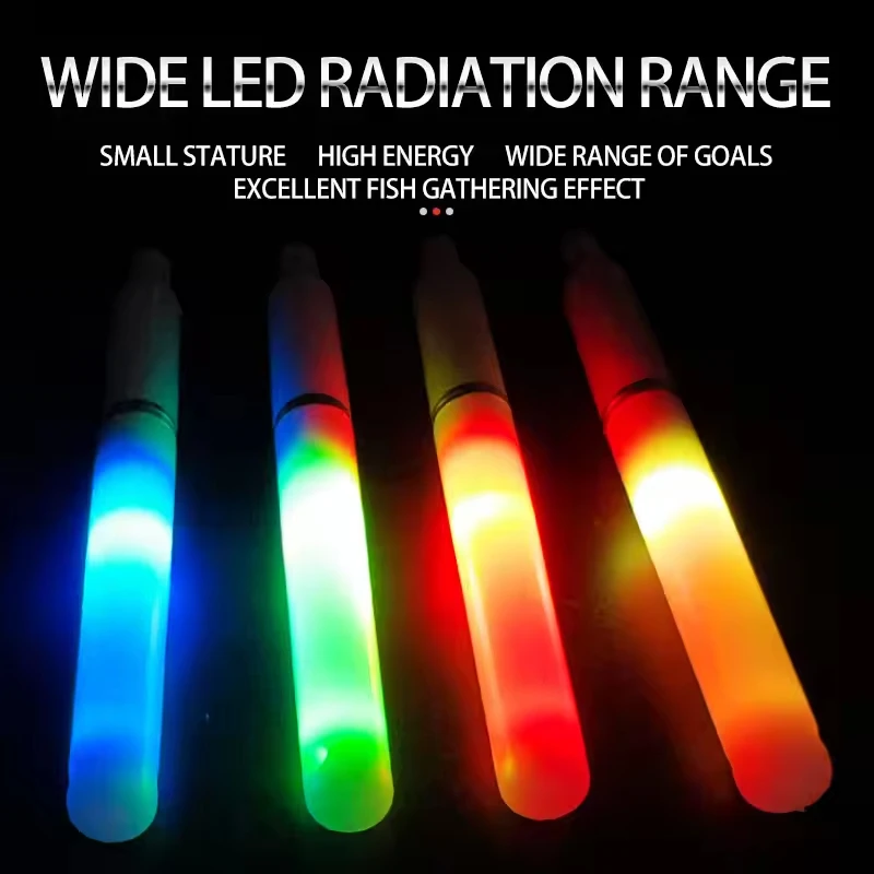 New 77mm Led Fishing Lure Light Led Mini Deep Drop Underwater Lights Squid Fish Attracting Bait Flash Lamp Night Fish Lights