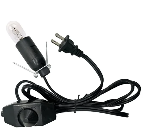 Wholesale 1.5/2/2.5M Himalayan Salt Lamp Power Cord UK Plug with Dimmer salt lamp