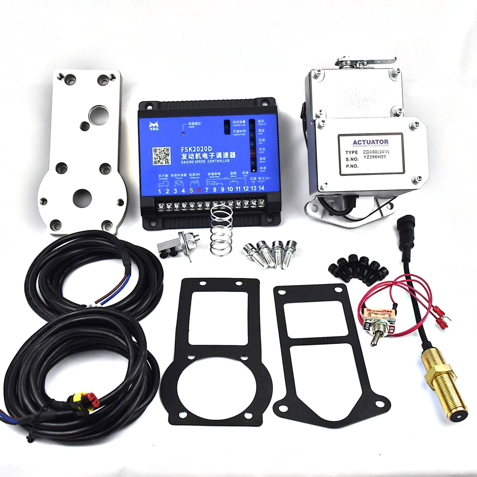 Diesel pump 12V actuator ADC175 esd5500e speed controller diesel engine generator injection pump control 24V electric actuator