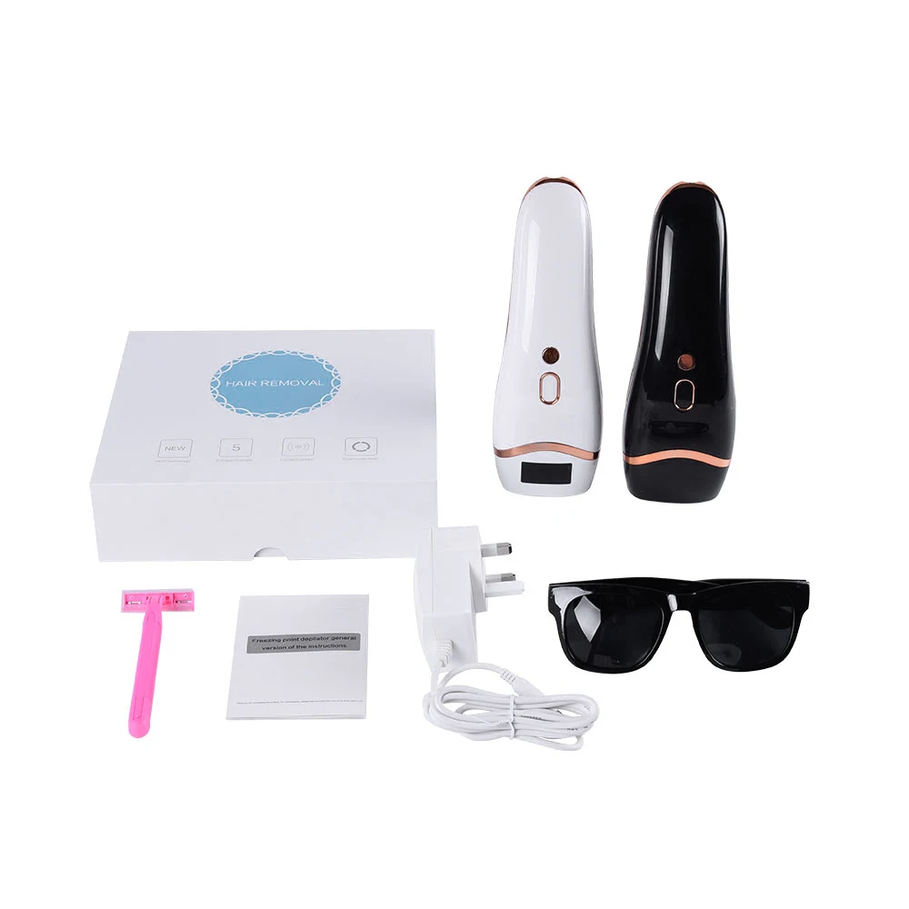 Dropshipping Handset Epilator pulse light freezing point hair removal device machine for women