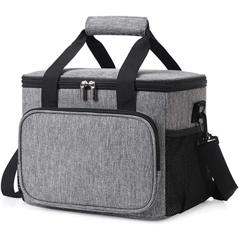  High Quality custom logo Portable Large Insulation Lunch bag Hot Selling Enlarge Shoulder strap Cooler