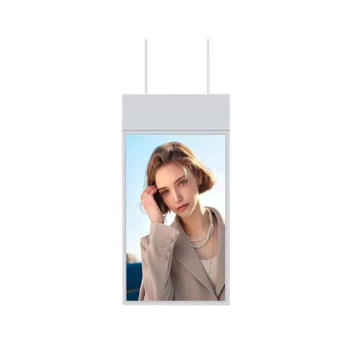 ODM 43 Inch Vertical PC Digital Signage Shop LCD Smart Single Side Store Display Screen Hanging PC Digital Signage
