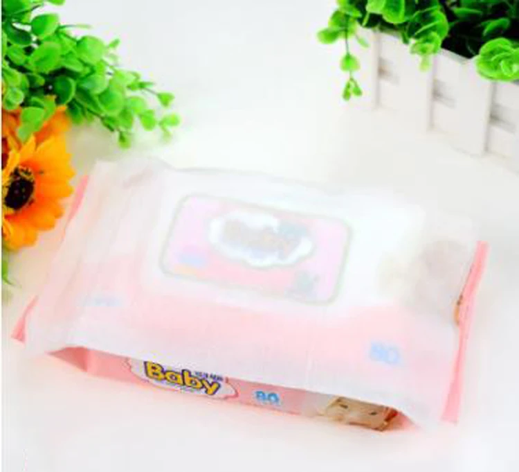 
Customized size bamboo disposable alcohol free baby cleaning wipes 