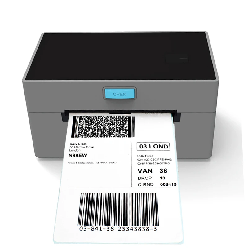 Amazon Hot Sale Thermal Shipping 4x6 Label Printer, Thermal Label Maker for Shopify, Ebay, UPS, USPS, FedEx