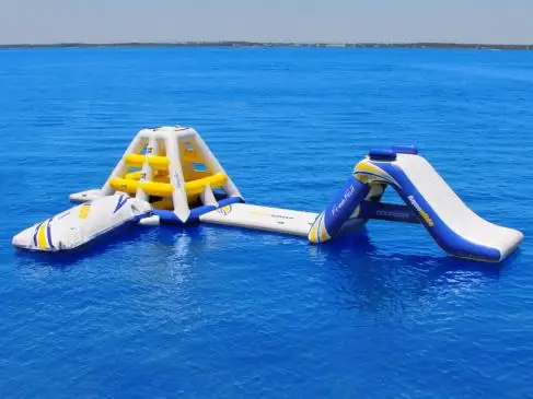 High Quality Commercial Aqua Park Inflatable Floating Water Park Lake Inflatable Water Slides For Sale