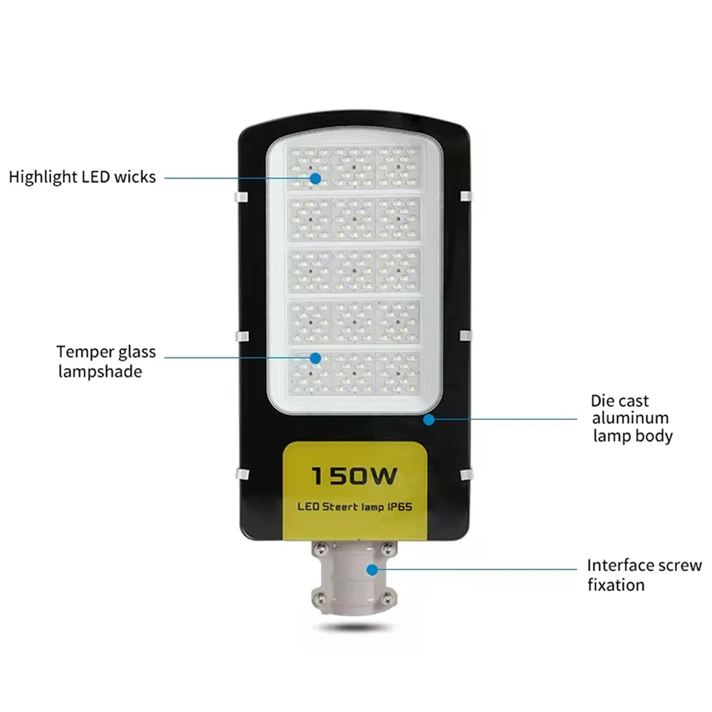 High quality LED outdoor street lamp lighting 50W 100W 150W 200W ultra bright street lights