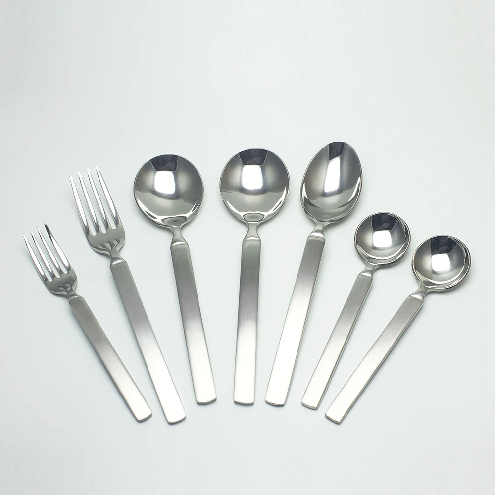 Home high quality flatware cutlery set 304 stainless steel spoon fork knife