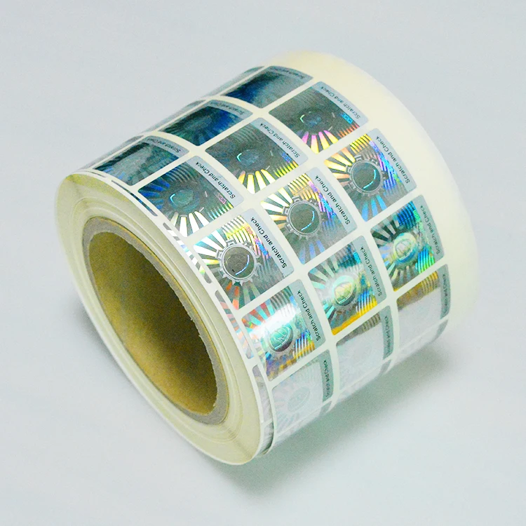 Silver/Gold Color Hologram Sticker with Radium Laser Animation