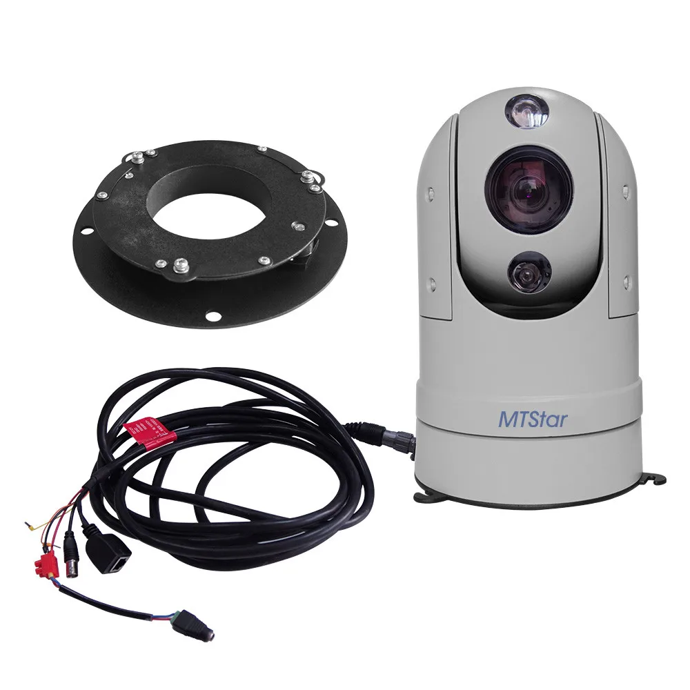 Mtstar 1080P 20X зум ночное видение транспортного средства IR PTZ камера H.265 HD-IP транспортных средствах Cctv Ip PoE NVR на открытом воздухе от 2