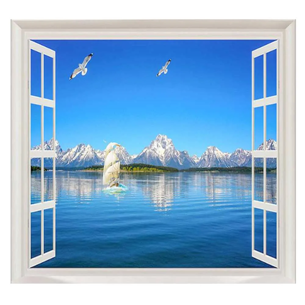 5D DIY алмазная живопись голубое небо художественное украшение для дома рисование по номерам холст настенная Алмазный Набор