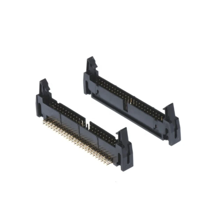 High quality 2.54mm pitch 20 pin right smt angle idc male connector box header