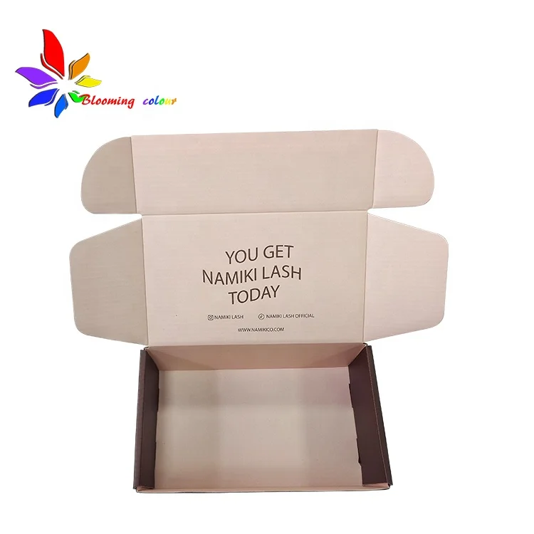 Recycled Folding Corrugated Cardboard Printing Shipping Packaging for clothes Custom with Logo Mailer Paper Boxes