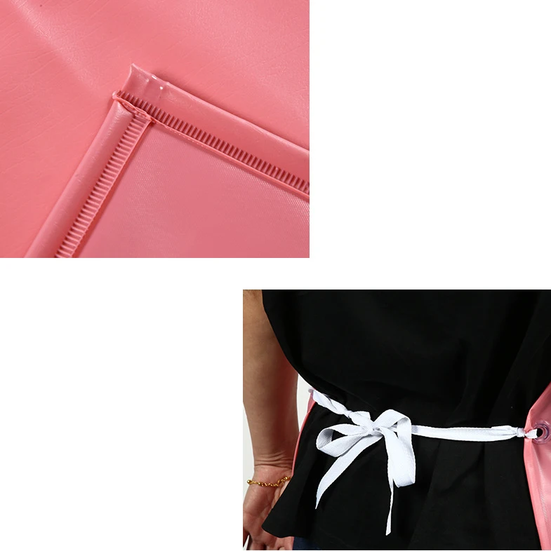 DS926 Custom Industrial Food Garden Chemical Apron Resistant Work Butcher Pvc Apron Adjustable Waterproof Rubber Vinyl Apron