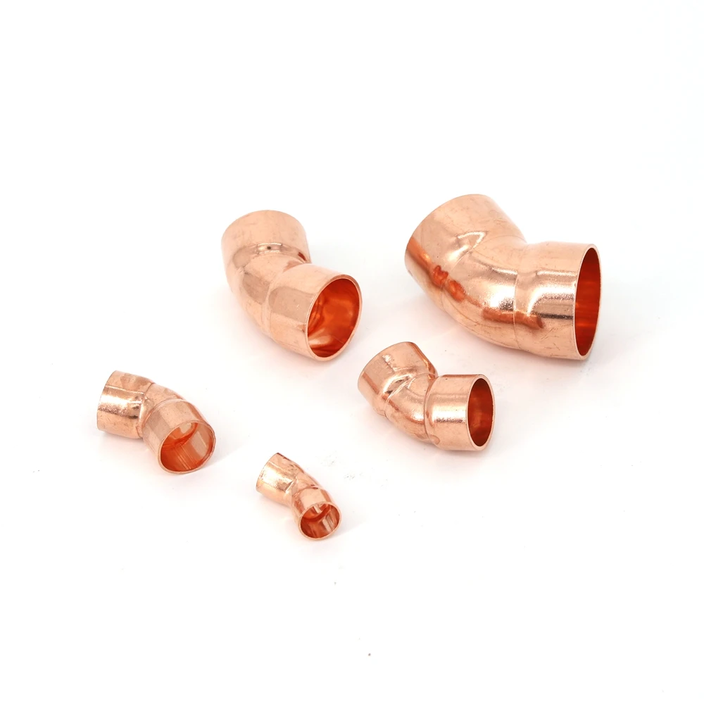Hengshi factory outlet wholesale copper fitting for plumbing and refrigeration include coupling, elbow and Tee