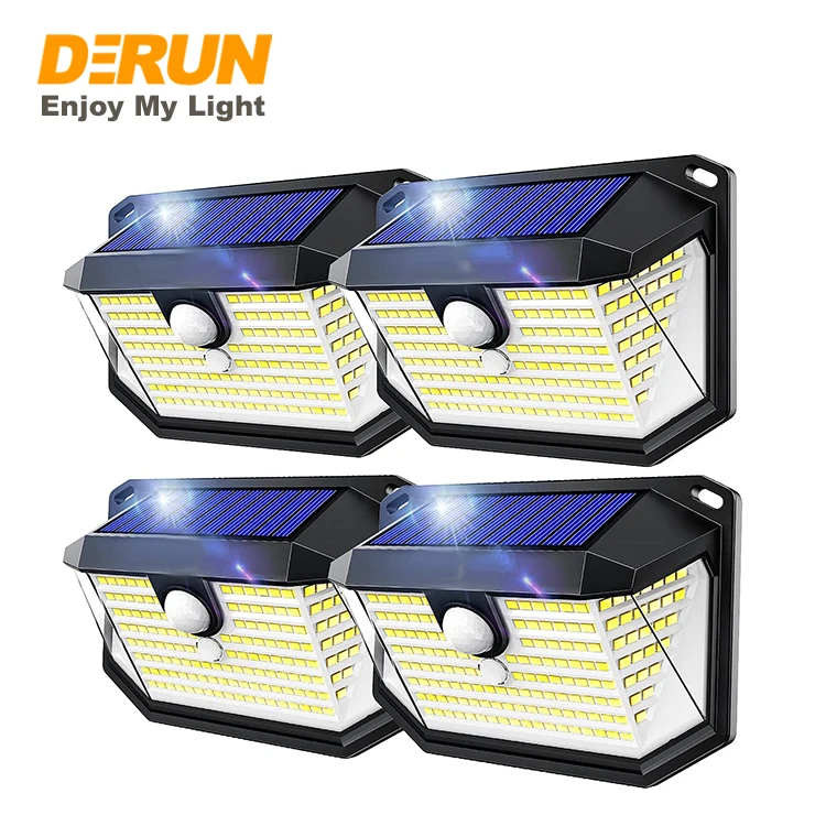 Outdoor Split Type Battery Security Induction Smart Intelligent Solar Sensor LED Wall Light for Garden , LAMP-SOLARWALL