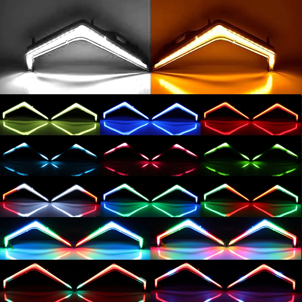 12V IP67 5050SMD Remote APP Control RZR 1000 Turbo Turn Signal Polaris RZR Chase Lights