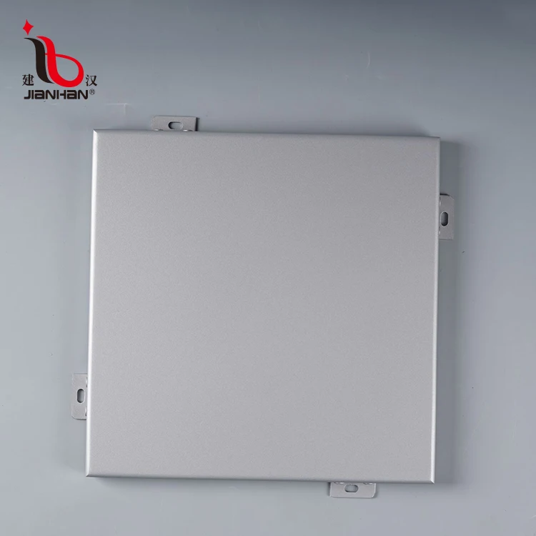 Good quality aluminium building facade corrosion resistance waterproof silver color aluminium panel