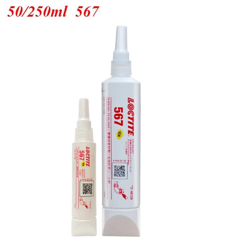 50ml 250ml Loctiter 567 565 572 Pipe Thread Sealant Adhesive Removable High Temperature Resistant Sealing Glue