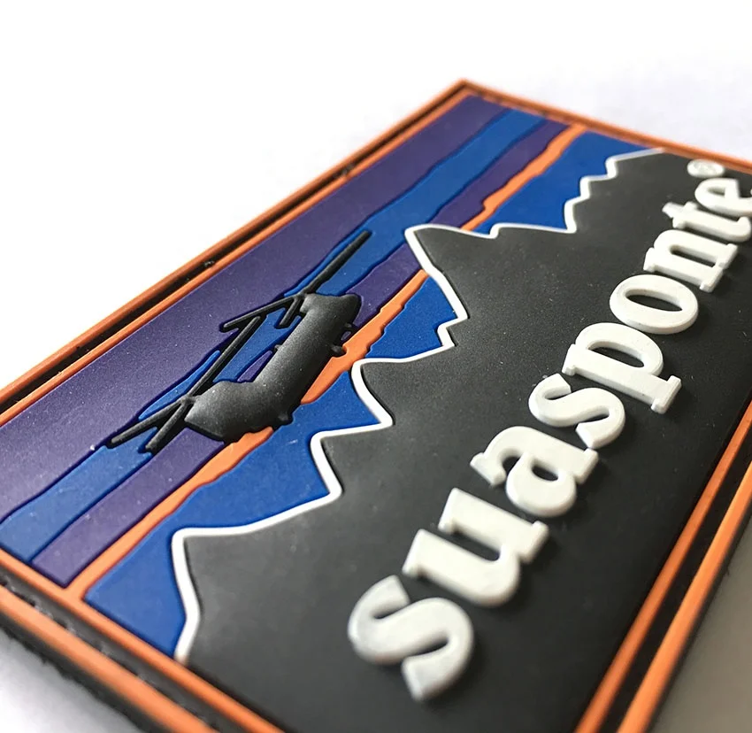 custom PVC Patch 3D Soft pvc designer patch  Customized patches