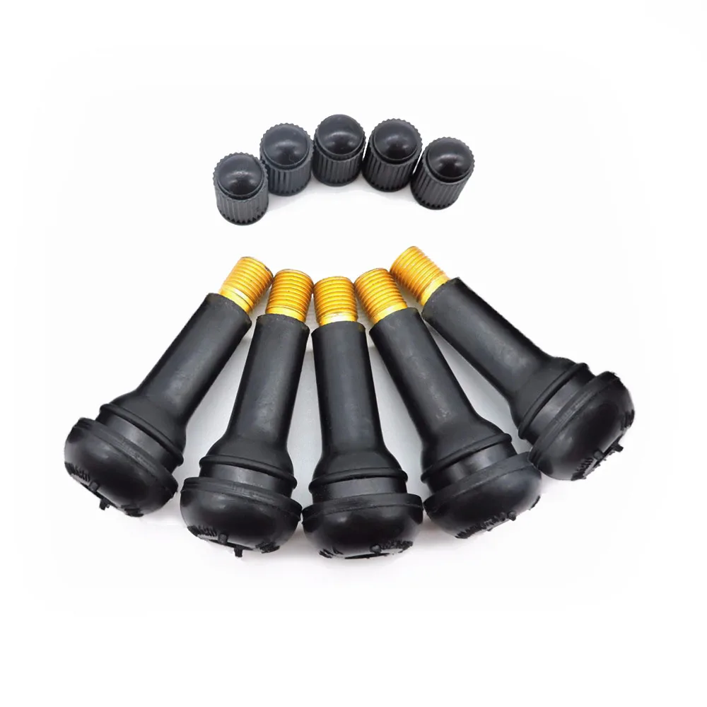 Автомобильный Алюминиевый латунный tr413 tr414 tr415 бескамерный шток клапана шины