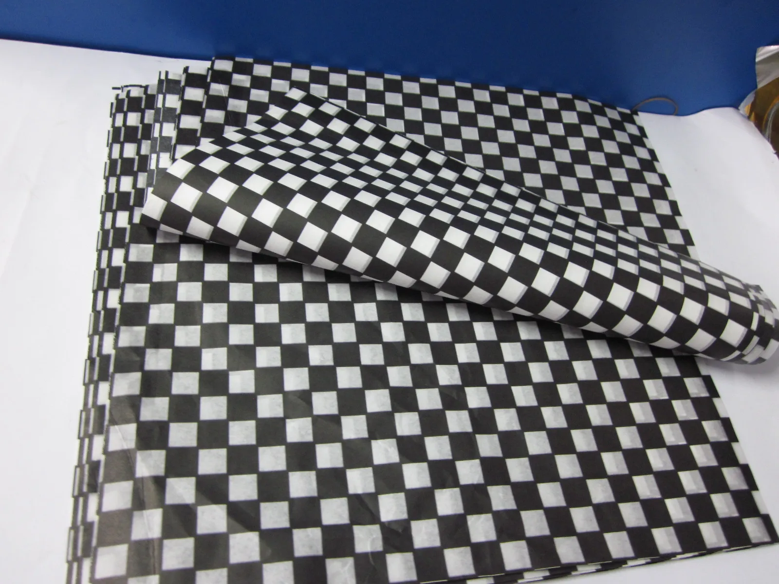 
custom logo colored printed grease proof bread packaging wax food wrapping paper 