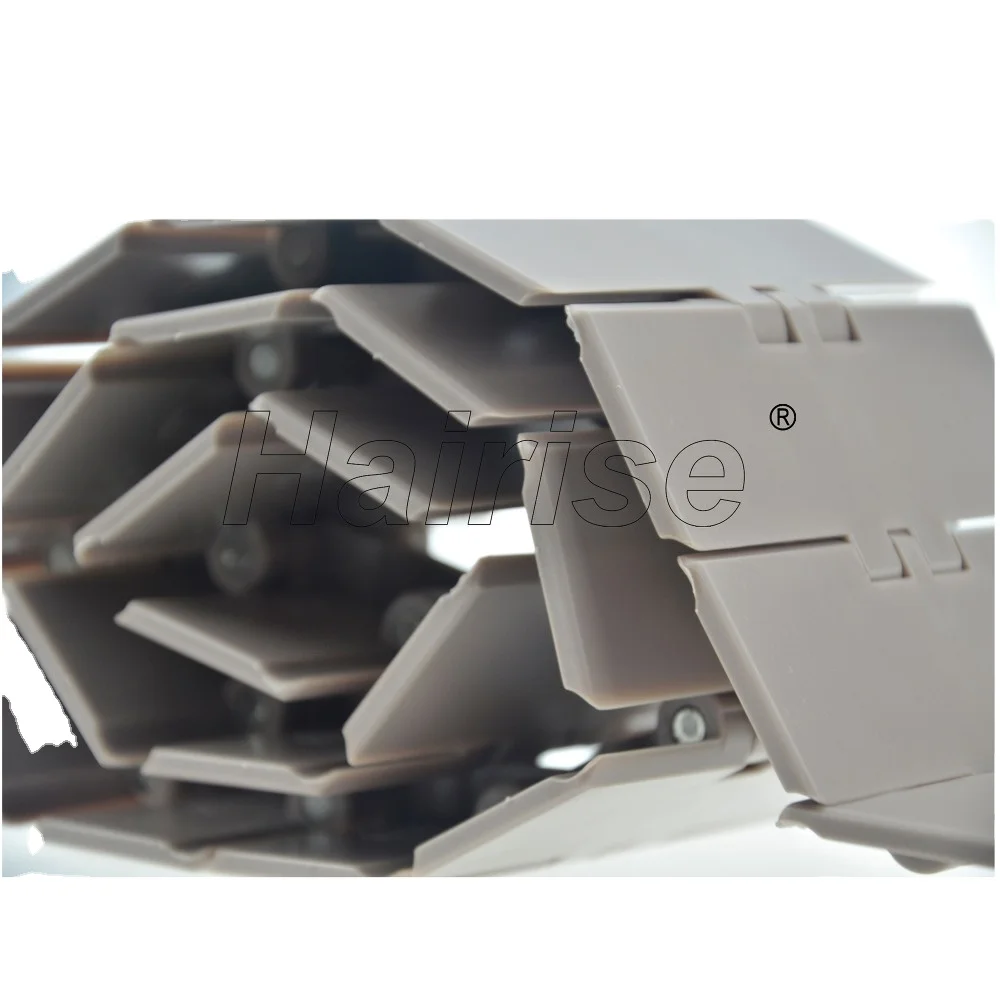 Hairise, Лучшая цена, удобная китайская Высококачественная гибкая пластиковая скользящая цепь для конвейера пищевых продуктов