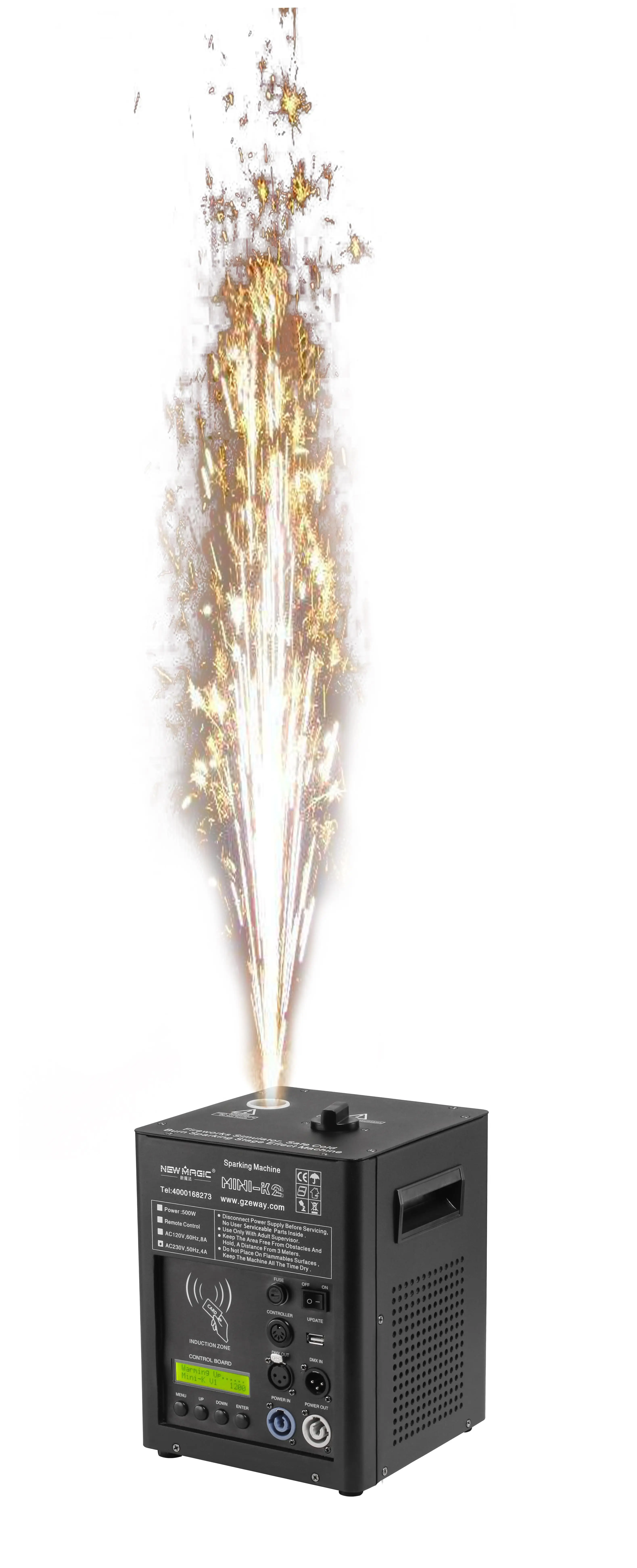 Professional portable well-designed mini sparkler mini sparkler atmosphere tools revolutionary cold firework machine for wedding