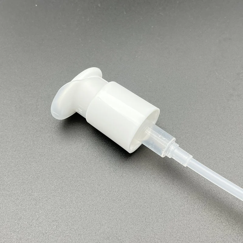 spring outside skin care serum package 24mm neck size bottle cream dispenser pump 24/410 treatment clip lock lotion pump