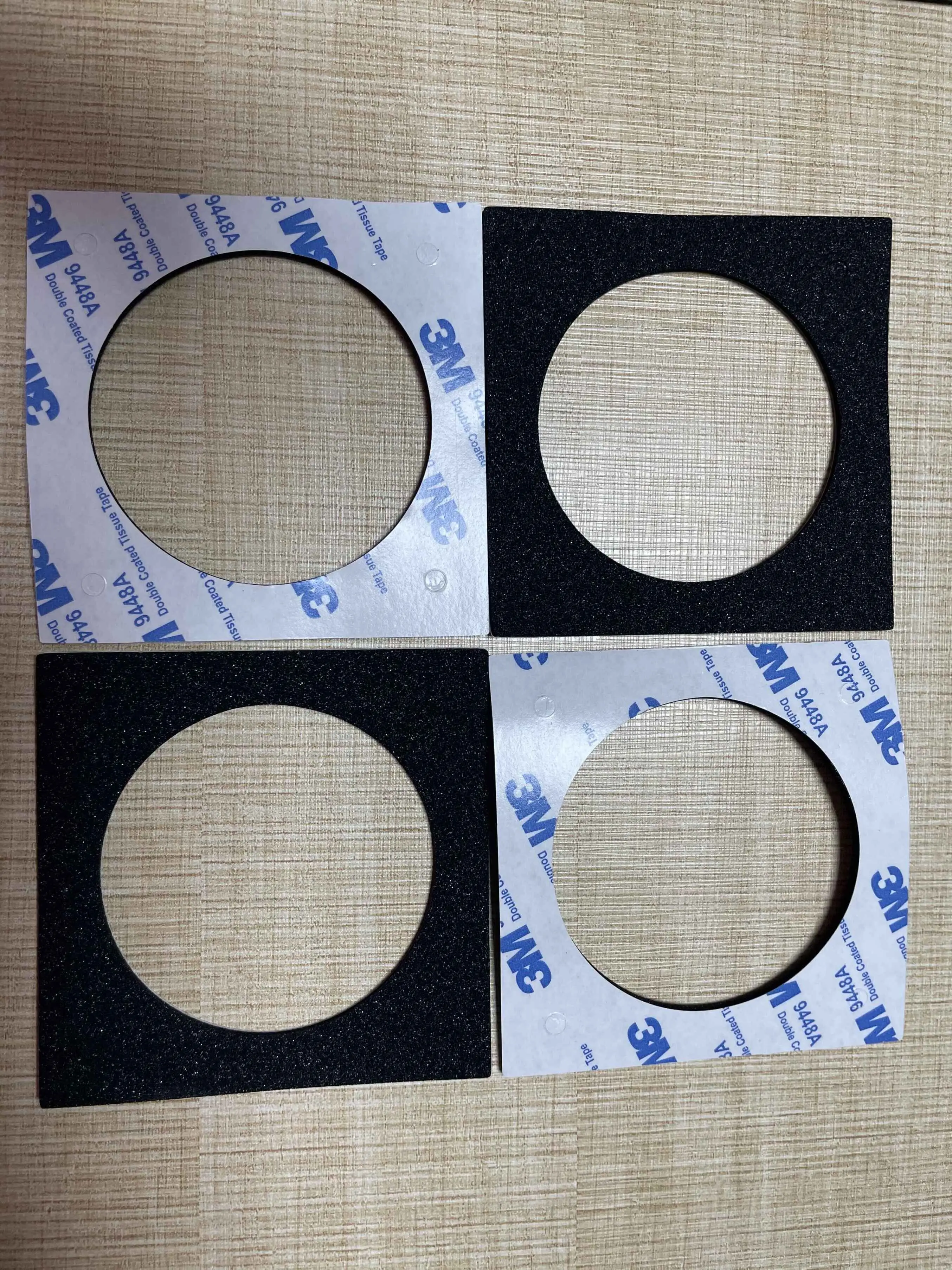 Customisable silicone washers non-slip pads glossy frosted silicone gaskets