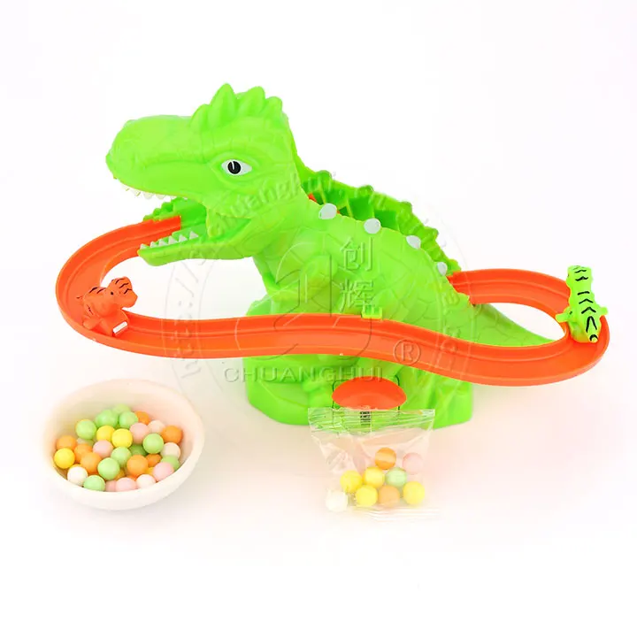 For Kids Dinosaur stair climbing track Slide board Toys with candy