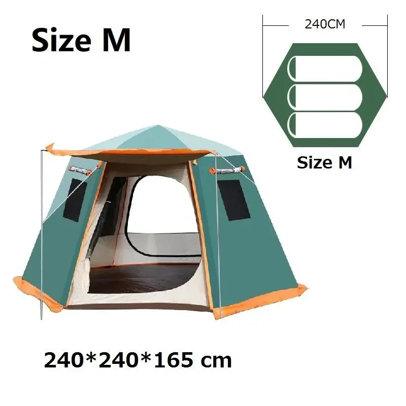 YIRABBIT Camping Hexagonal Beach Tent Wholesale Luxury 3-4 Person Resort Tent