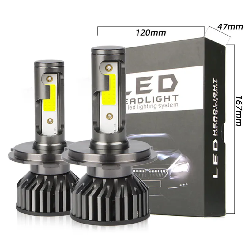 
 2021 новые светодиодные фары на заказ F2 c6 COB Чип h11 9005 Светодиодная лампа 6000k 9004 9007 h4 h7 автомобильные аксессуары для освещения светодиодные фары  