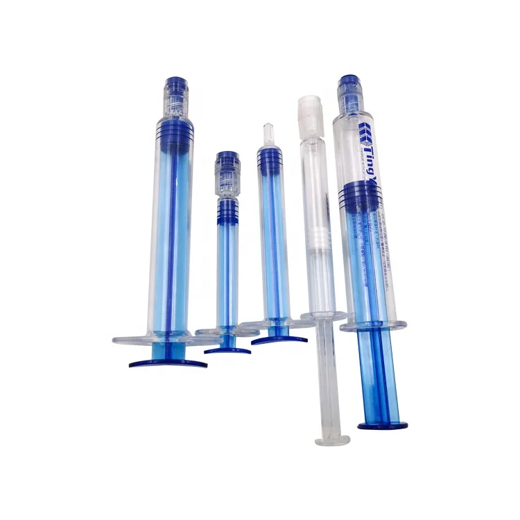 5ml 10ml Cosmetic syringe bottle double wall eye cream airless bottle Water Needle Injection Syringe tube