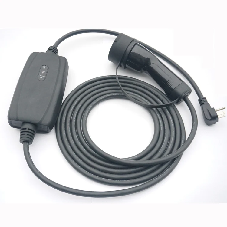 Wholesale IEC 62196 16A Electric car charging station type 2 plug Level 2 mobile ev charger cable