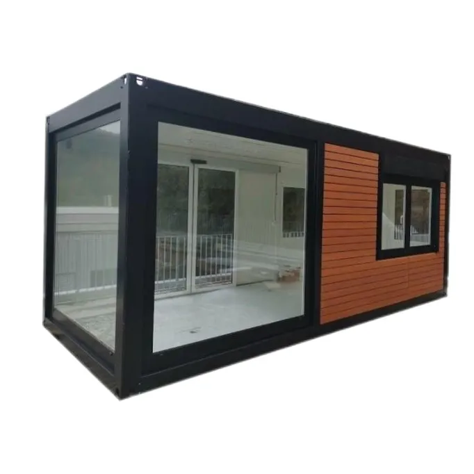 Prefabricated Modular Container Wooden Houses Container Flat Packaging Removable Luxury House 20ft Coffee Shop Coffe Shop Modern