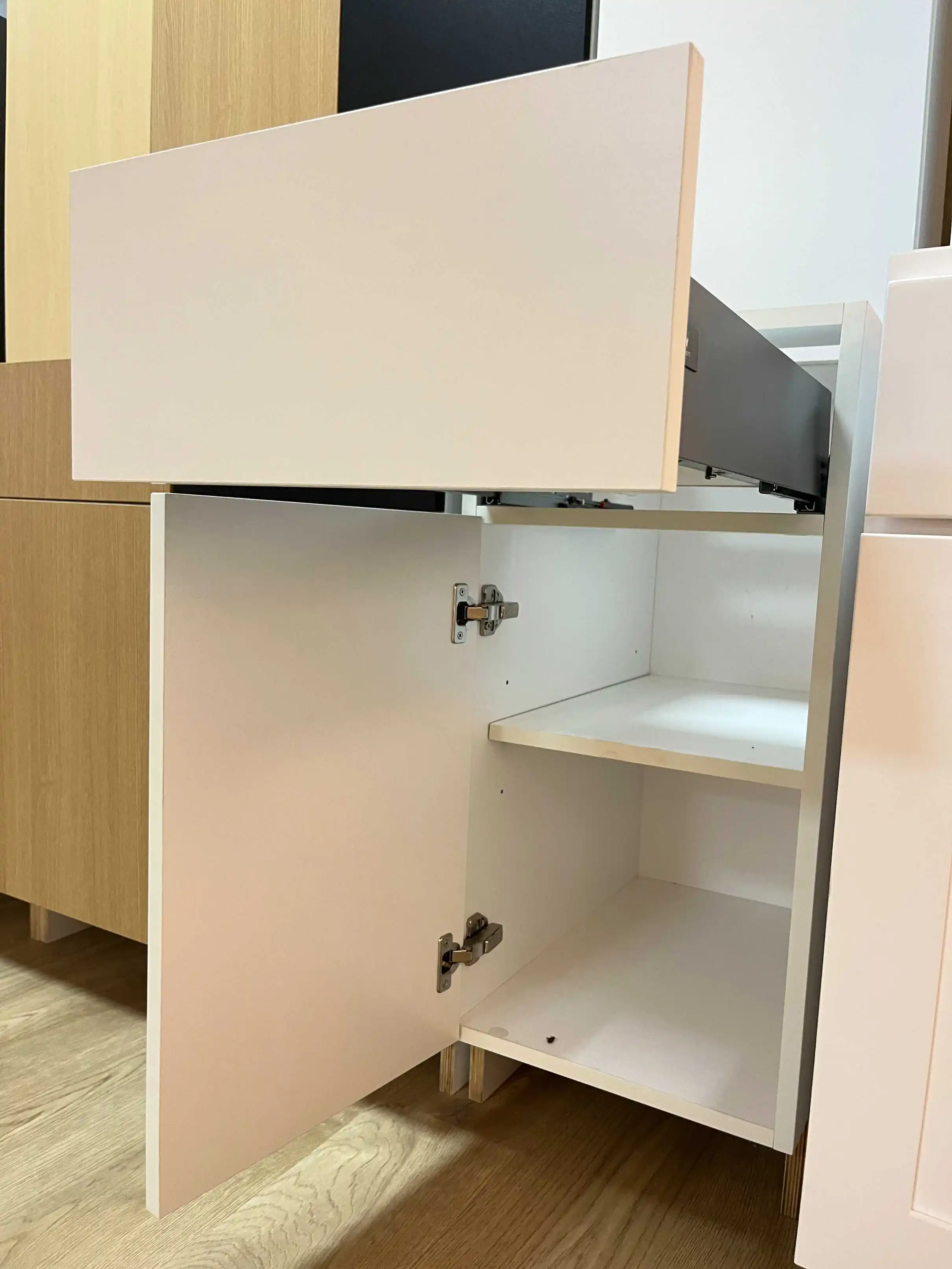 Modern Design American Standard Solid Wood MDF Plywood RTA Kitchen Cabinets Set for Wholesaler