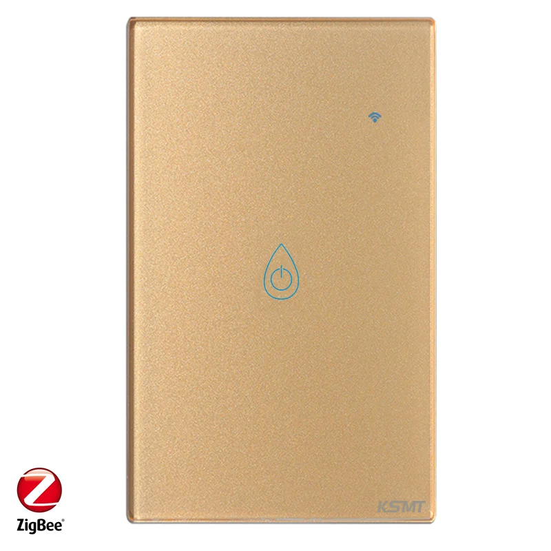 ksmt Smart Boiler Switch Water Heater Switches Voice Remote Control US Standard Touch Panel