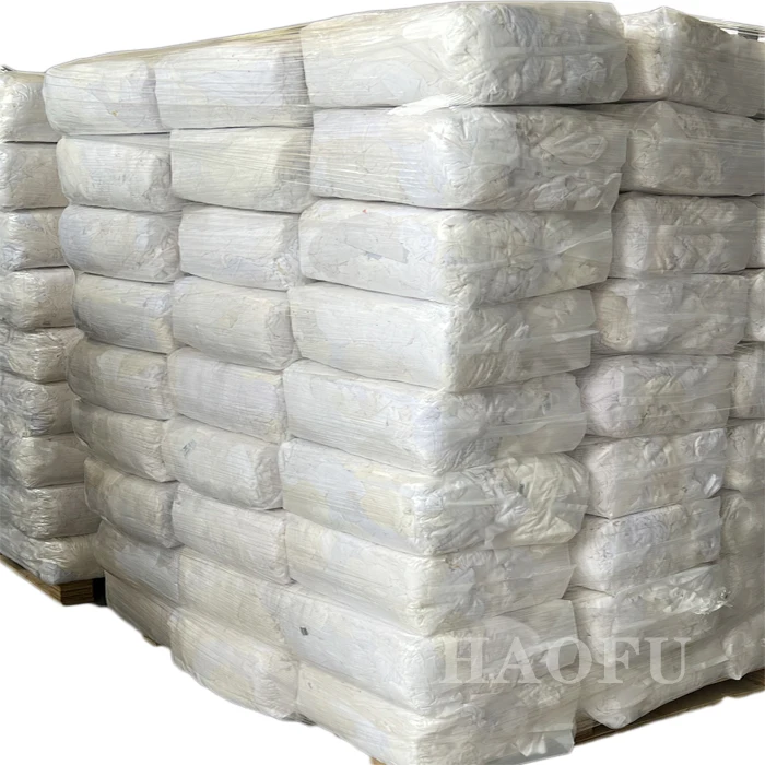 Australia Sydney hot selling white t-shirt cotton rags for sale industrial wiping rags 10kg bales 100% cotton cut rags trapos
