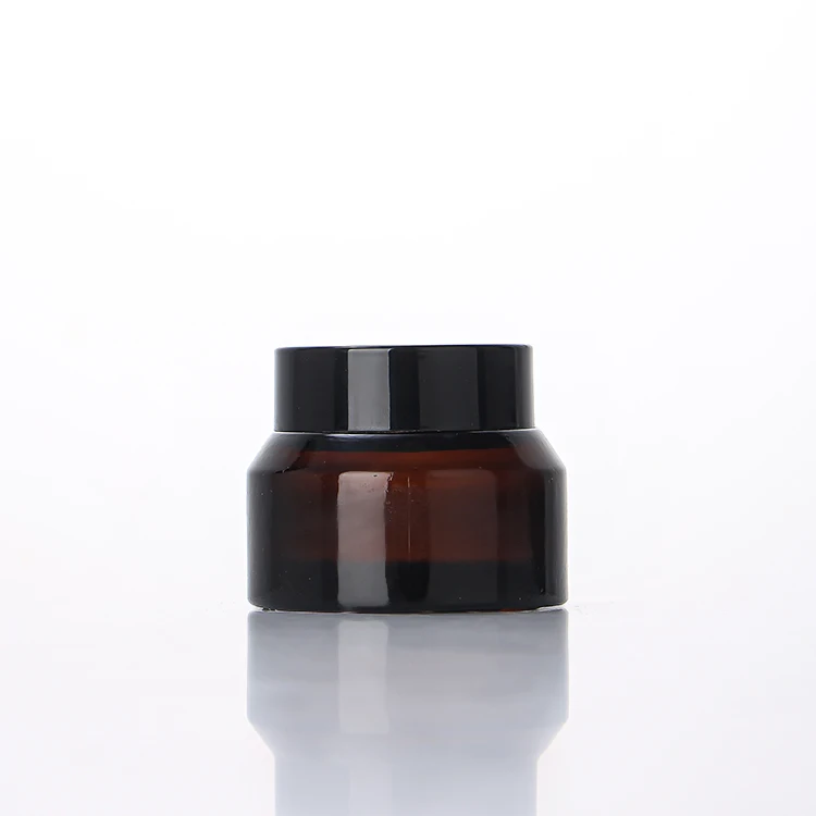 High Quality 3g 5g 10g Oil Lip Balm Wax Cosmetics Glass Containers Jar for hemp seed oil Airtight with bamboo wood grain lids