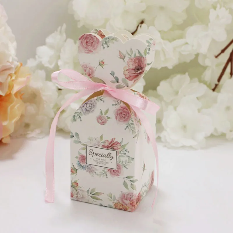Festive Party Supplies Wedding Favour Box Sweet Packing Box Treat Box for Packaging