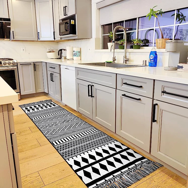 Amearea Fluffy Moroccan Trellis Rug Geometry Home Decor Low Pile Carpet Shaggy Modern Area Rug for Living Room Kids Room Nursery