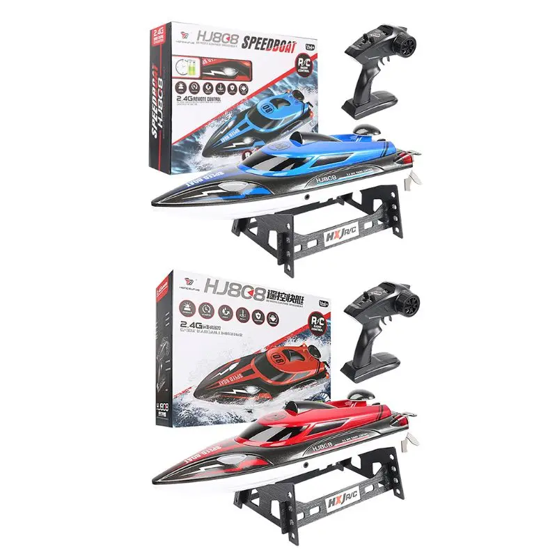 HJ808 RC Boat Remote Control High-Speed Speedboat Remote Control Boat 2.4G Athletic Navigation Model Water toys