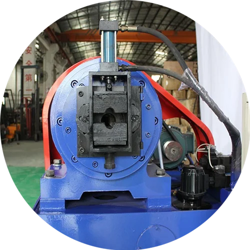 SS Iron Ornamental Tube Forming Machine Rotary Pipe Swaging Equipment