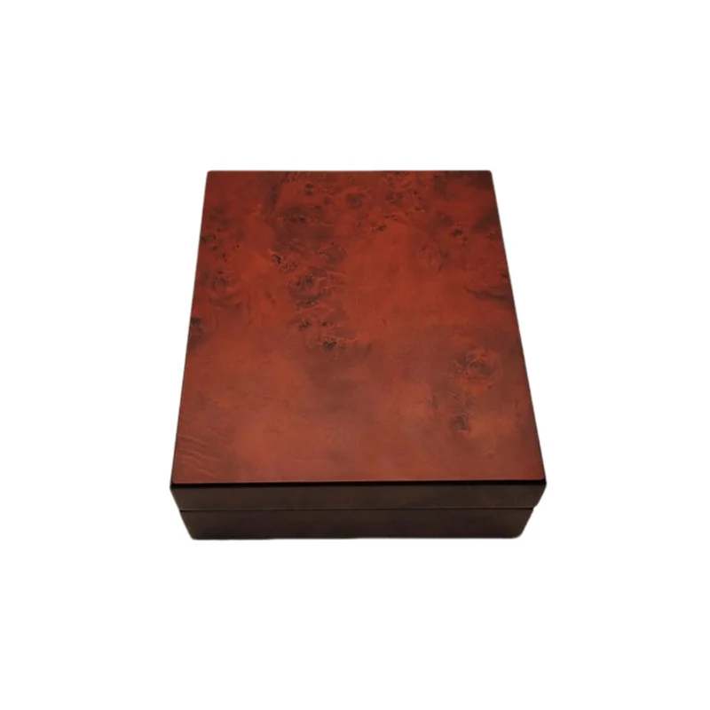 High quality lacquer luxury custom fragrance essential oil perfume bottle wooden gift box flip lid packaging box