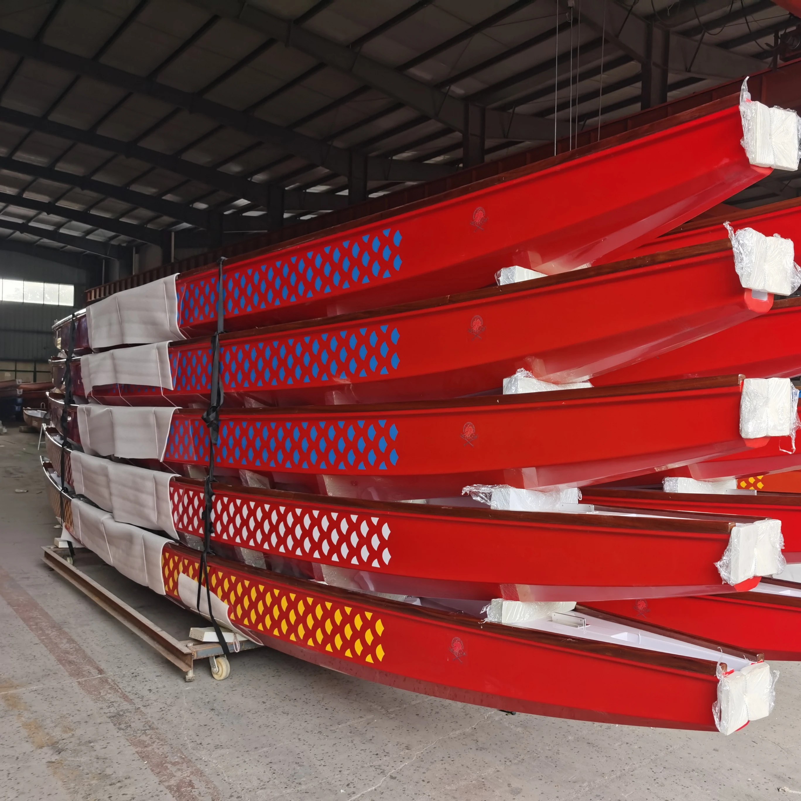 IDBF approved 12 persons racing event dragon boat rower machine package