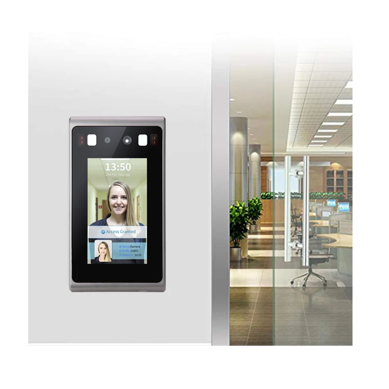 Wiegand протокол Wi-Fi 4,3 дюймов Распознавание лиц посещаемость биометрический машина