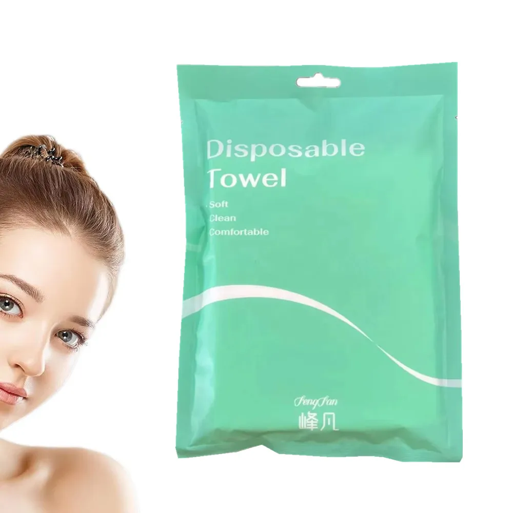 Disposable Oshibori Towels Organic Nonwoven Face Towel for Hotel Spa Salon One Time Use Towel